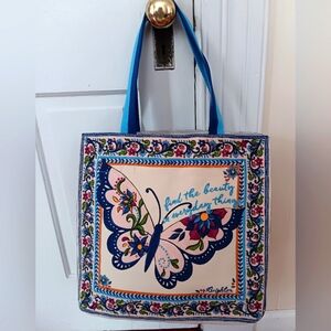 Brighton Butterfly Tote Bag NWOT
